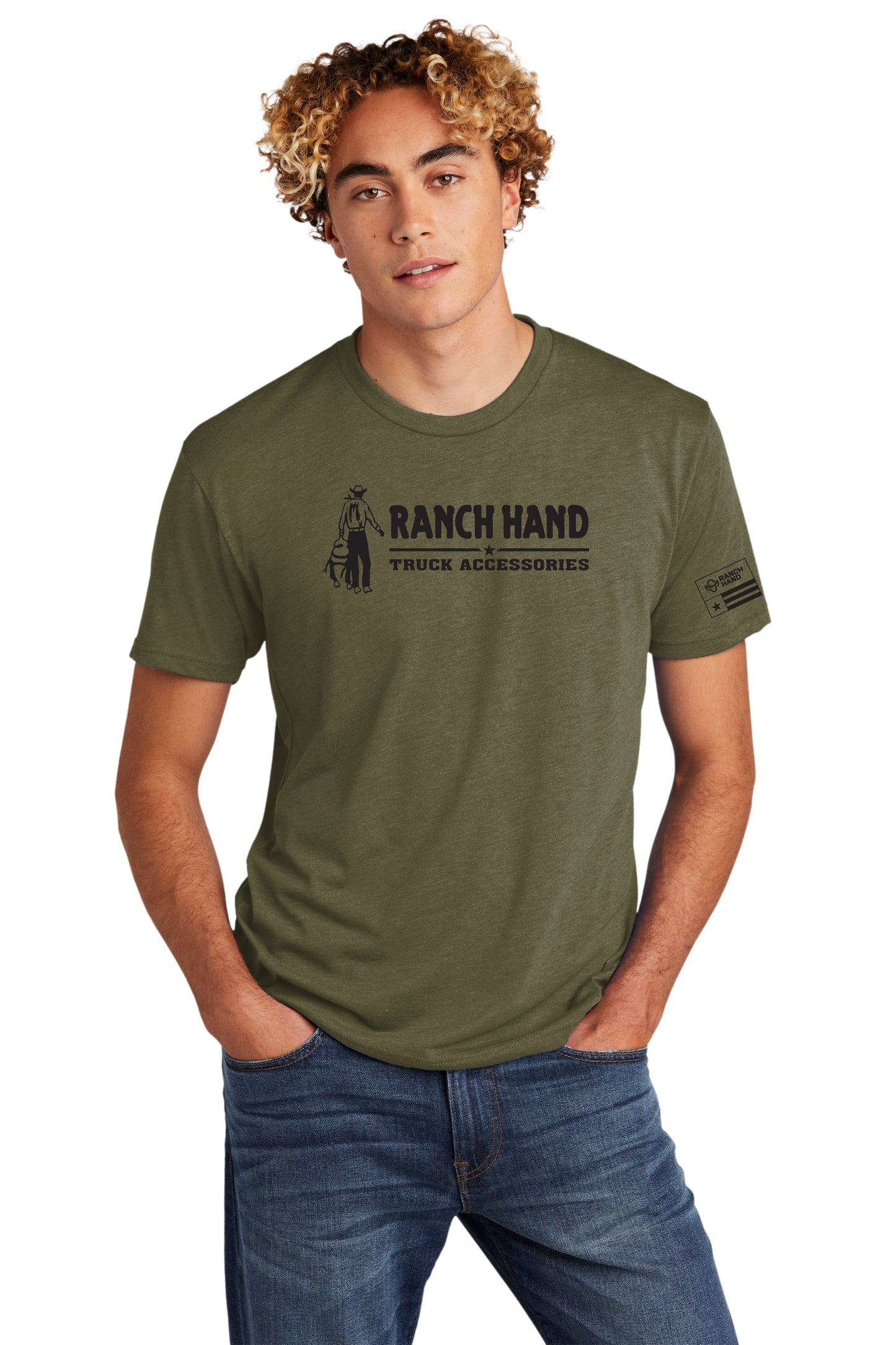 Ranch Hand Vintage Americana T-Shirt - Military Green