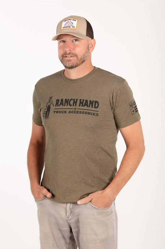 Ranch Hand Vintage Americana T-Shirt - Military Green
