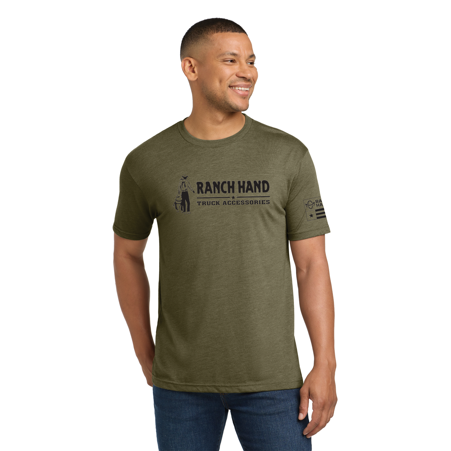 Ranch Hand Vintage Americana T-Shirt - Military Green