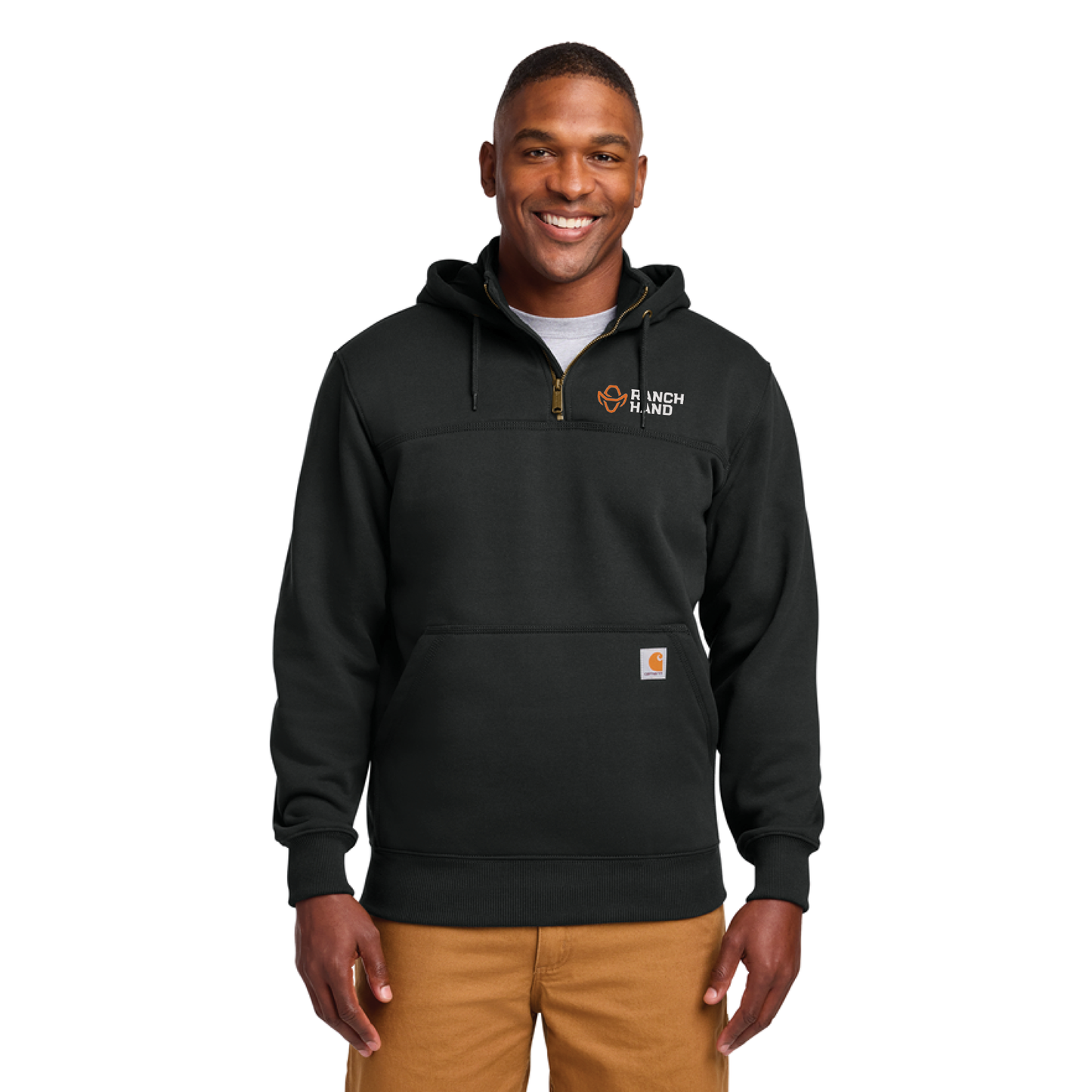 Ranch Hand Carhartt ® Rain Defender ® Paxton Heavyweight Hooded Zip Mock Sweatshirt