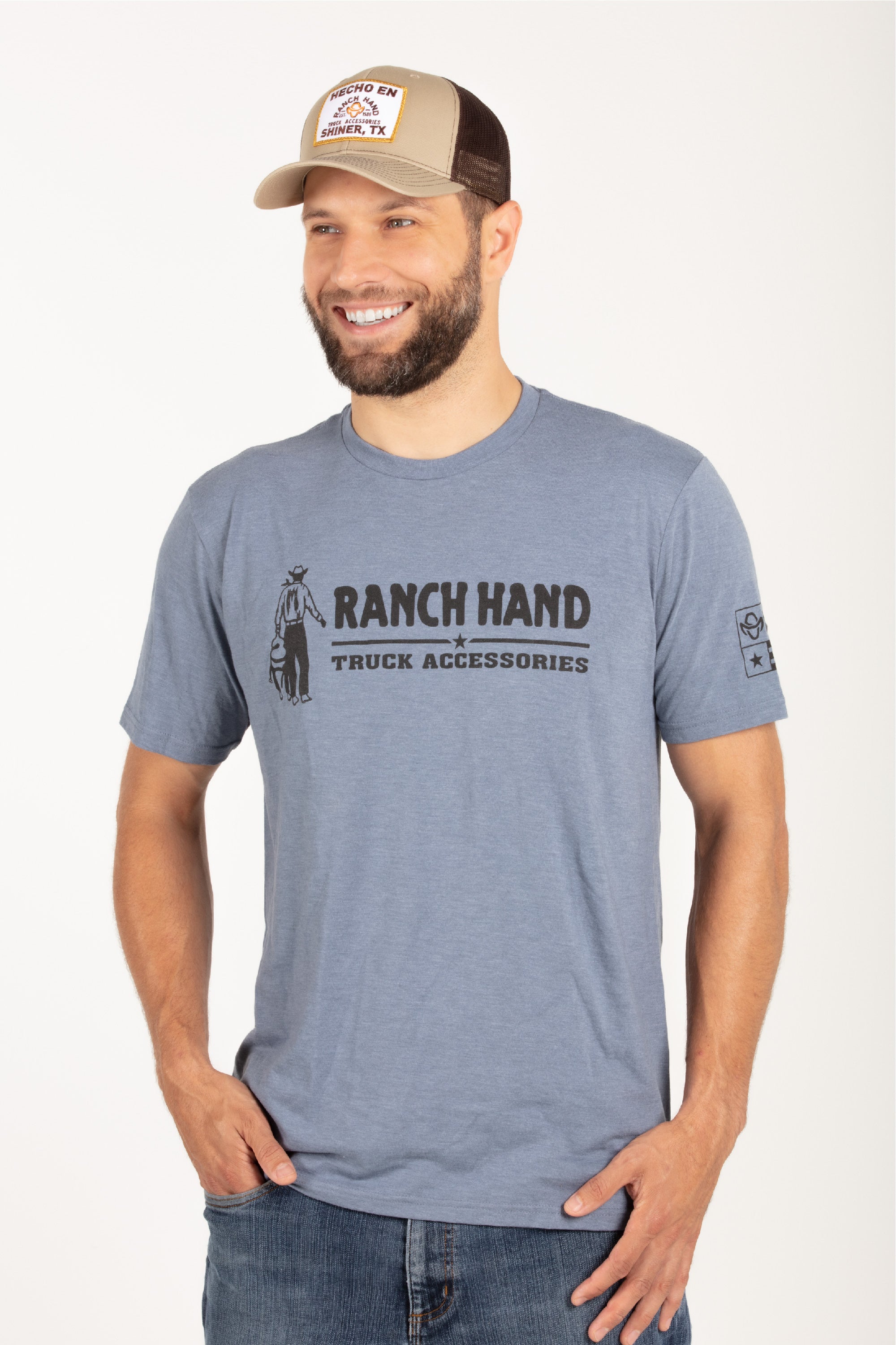 Ranch Hand Vintage Americana T-Shirt - Flint Blue – Ranch Hand Merch