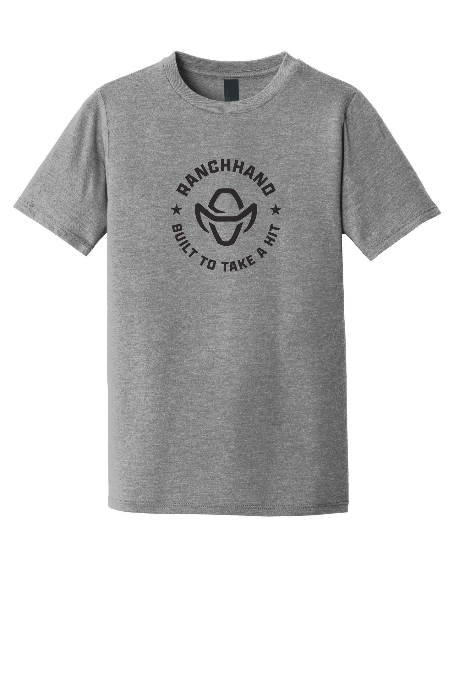Grey Ranch Hand Built to Take a Hit Youth T-shirt